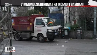 L'immondizia a Roma: tra incendi e gabbiani - FarWest 29/01/2024