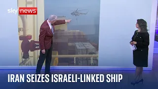 Iran seizes cargo ship ahead of expected strikes against Israel | Israel-Hamas war