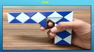 Rubik's Twist Or Snake Puzzle Tutorial - GUN by Dev Prajapati
