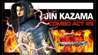 Jin Kazama Tekken 5 Best Combo Act # 5 #jin #jinkazama #tekken5