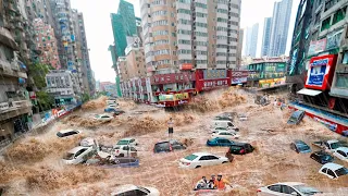 China in Ruins! Terrible Flooding hits Hong Kong and Shenzhen - Horrific Natural Disasters