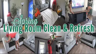 *New* Jumping into Spring🌷 Living Room Refresh| Out with the Old| New Decor| Clean and Decorate