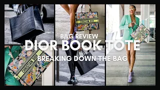 DIOR BOOK TOTE UNBOXING & BREAKING DOWN THE BAG - DIOR BOOK TOTE | AWED BY MONICA
