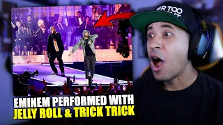 Eminem performs Welcome 2 Detroit & Sing For The Moment (feat. Jelly Roll & Trick Trick) Reaction