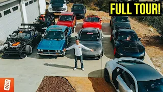 FULL TOUR OF RICKIE'S CAR COLLECTION!