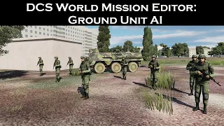 DCS World Mission Editor: Ground Unit AI