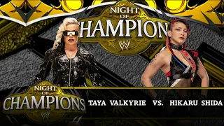 Taya Valkyrie vs Hikaru Shida | Women's Tournament of Champions | WWE 2K23