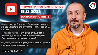 Андрей Тирса - Ответы на вопросы - Прямой Эфир 15.12.2022