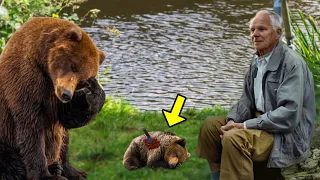 Mama Bear Took Her Dying Cub To The Fisherman & Begged Him To Save Her, Then THIS Happened!