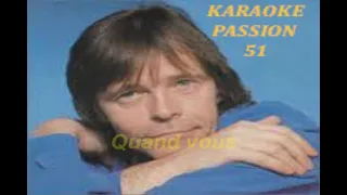 KARAOKE PIERRE BACHELET . Le voilier noir  en hommage a Eric Tabarli 1998  KARAOKE PASSION 51