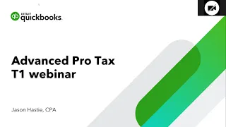 Pro Tax: T1 Advanced User Flow