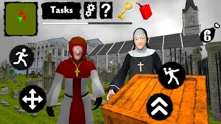 Nun and Monk Neighbor Escape 3D (Level 1,2,3) by TinyNeighb Games Studio