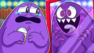 GRIMACE SHAKE Has a TWIN BROTHER?! Rainbow Friends 2 Animation