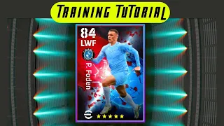 98  Rated FODEN  Max level training Tutorial | E football 23 mobile