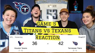 Titans vs. Texans | Week 6 Reaction w/ Our Girls #Game5 #TitanUp #TennesseeTitans #NFL