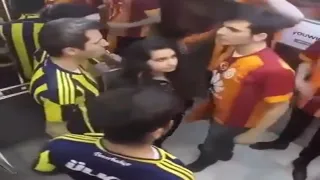 These Turkey football fans scared the sh*t out of her- Galatasaray vs Fenerbahce-Turkey big 3