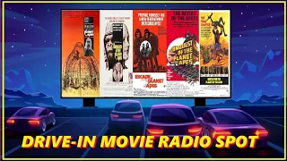 DRIVE-IN MOVIE RADIO SPOTS - ALL 5 ORIGINAL "PLANET OF THE APES" PROMOS