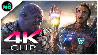 Iron Man Vs Thanos | Final Battle Scene - AVENGERS 4 ENDGAME (2019) New Movie CLIP 4K