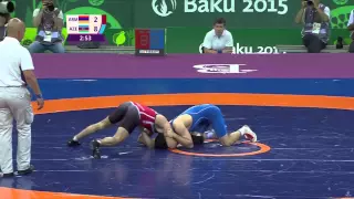 Yashar Aliyev (AZE) - Garik Barseghyan (ARM)  Baku 2015 European Games