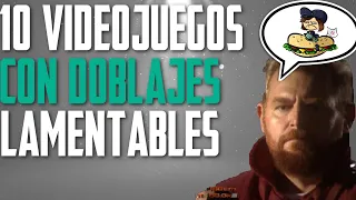 10 VIDEOJUEGOS que tuvieron DOBLAJES LAMENTABLES