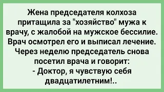 Жена Председателя Притащила Мужа к Врачу! Сборник Свежих Смешных Жизненных Анекдотов!