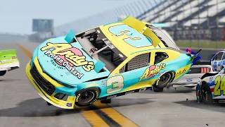 NASCAR Blowover Crashes #1 | BeamNG Drive