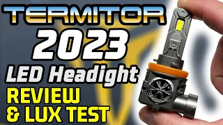 Brightest All-In-One LED Headlight Upgrade -  Fahren Termitor 2023 Review and Lux Test