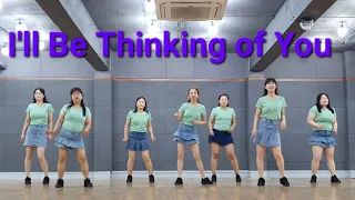 I'll Be Thinking of You line dance(Absolute Beginner) Demo