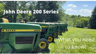 The Entire John Deere 200 Series Break Down!!