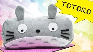 DIY -  Estojo Totoro -  Pencil Case -  Material Escolar - Segredos de Aline