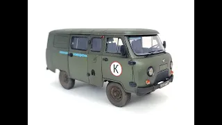 УАЗ 3909 Буханка Звезда 1/35, UAZ 3909 Zvezda 1/35