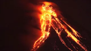 Mayon Volcano Lava Flow!