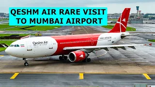 Qeshm Air departure from Mumbai Airport Airbus A300