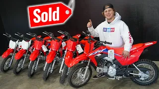 I Bought Every Pit Bike at a Dealership!!