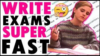 3 STRANGE Ways To BOOST Writing SPEED in Board Exams 2020 in 4 minutes|Biology Bytes