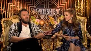 The Great Gatsby (2013) Joel Edgerton and Isla Fisher (HD) Lisa Adam, Frank Aldridge
