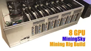 Building a 8 GPU Mining Box Rig - MiningSky & RX560's