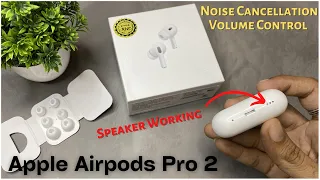 Apple Air pods Pro 2 Master Clone 1:1 Noise Cancellation With Volume Control Working Full Unboxing