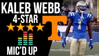 THIS IS THE BEST MIC'D UP VIDEO EVER !!!!!!!!! KALEB WEBB