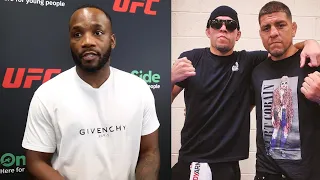 Leon Edwards Reveals backstage interaction with Nick & Nate Diaz