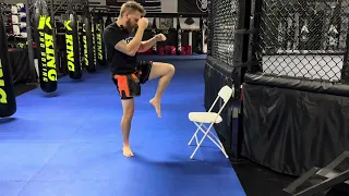 Chair Kick/Teep Drills