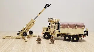 LEGO HOWITZER AND CARGO TRUCK – BRICKMANIA CUSTOM LEGO KIT- BKM8060