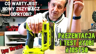 Prezentacja oraz test zszywacza Ryobi R18ST50