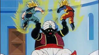 Goku stops Trunks and Goten - Dragon ball