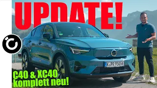 Volvo 2024 UPDATE - ENDLICH effiziente und schnellere C40 und XC40!