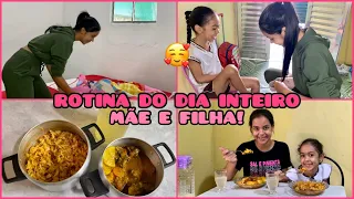 ROTINA DO DIA INTEIRO MORANDO SOZINHA COM A FILHA! 🥰 | Mãe Aos 13