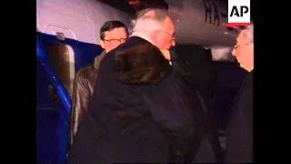 Russia - Departure Chancellor Helmut Kohl