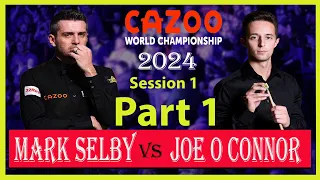 Mark Selby vs Joe O Connor | Cazoo World Championship 2024 | #snooker2024 | #markselby