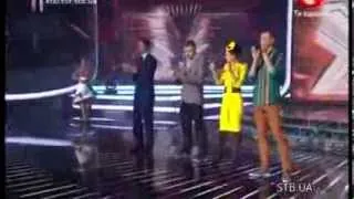 «The X-factor Ukraine» Season 1. Third live show. part 1