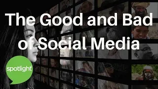 The Good and Bad of Social Media | practice English with Spotlight